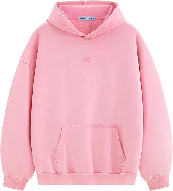 Aelfric Eden Washed Plain Hoodies For Men Women Vintage Acid Wash Oversized Sweatshirts Casual Streetwear Pullover Hoodie