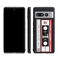 Vista 5 de Cassette Tape Black Red Personalized Black Rubber Phone Case Compatible With Google Pixel 9a, 9 Pro, Pixel 9, Pixel 9 Pro XL, Pixel 8a, Pixel 8 Pro