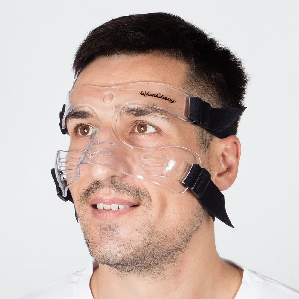Buy Qiancheng Nose Guard Face Shield for Broken Nose, Adjustable Face