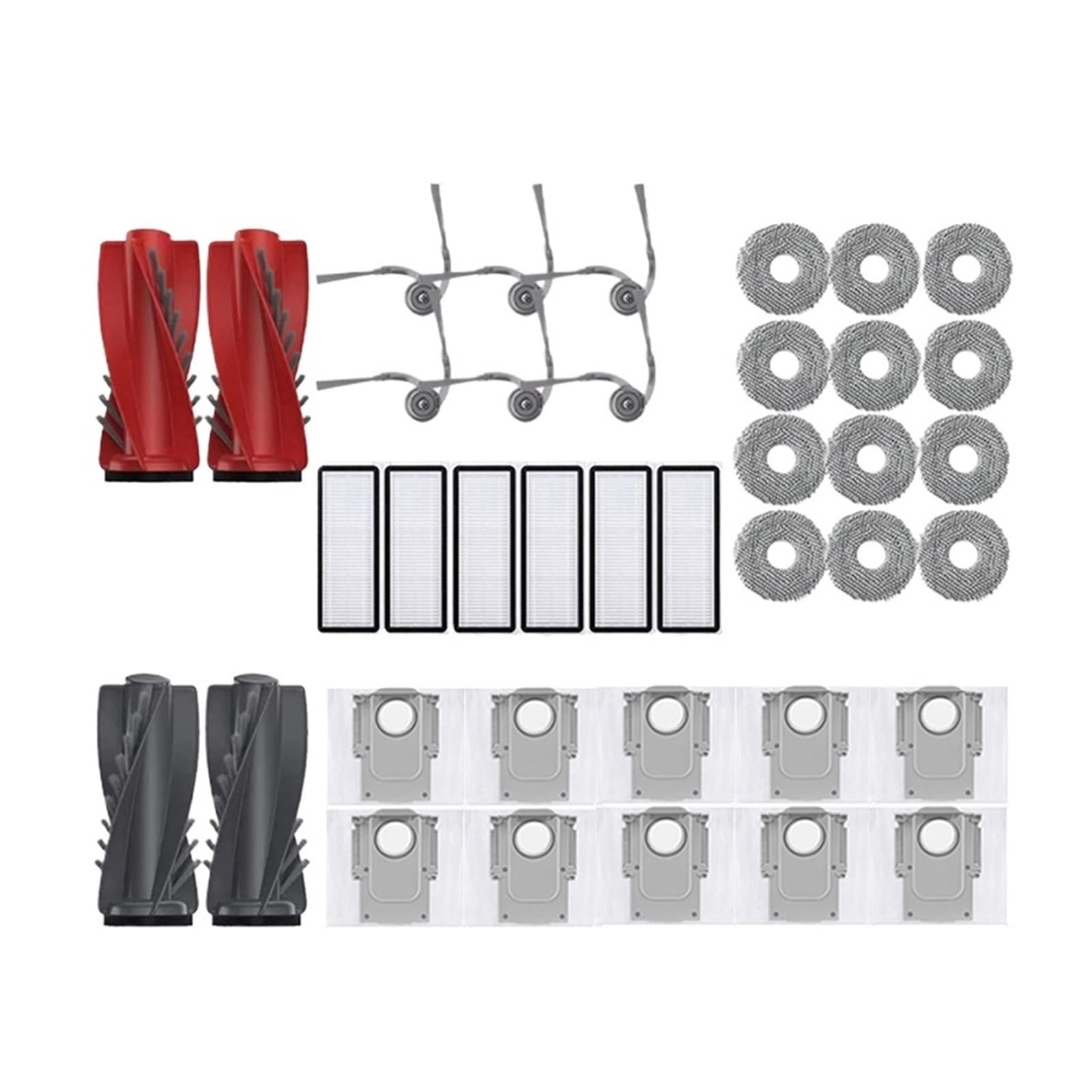 Filtre et brosse latérale Roborock Qrevo Curv anti poussière