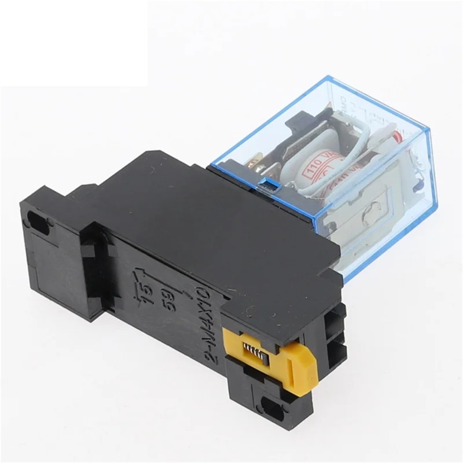 Relé de potencia de bobina de 8 pines, 220/240 V CA, 10 A, LY2NJ, HH62P, HHC68A-2Z, con base de zócalo(AC 110V)