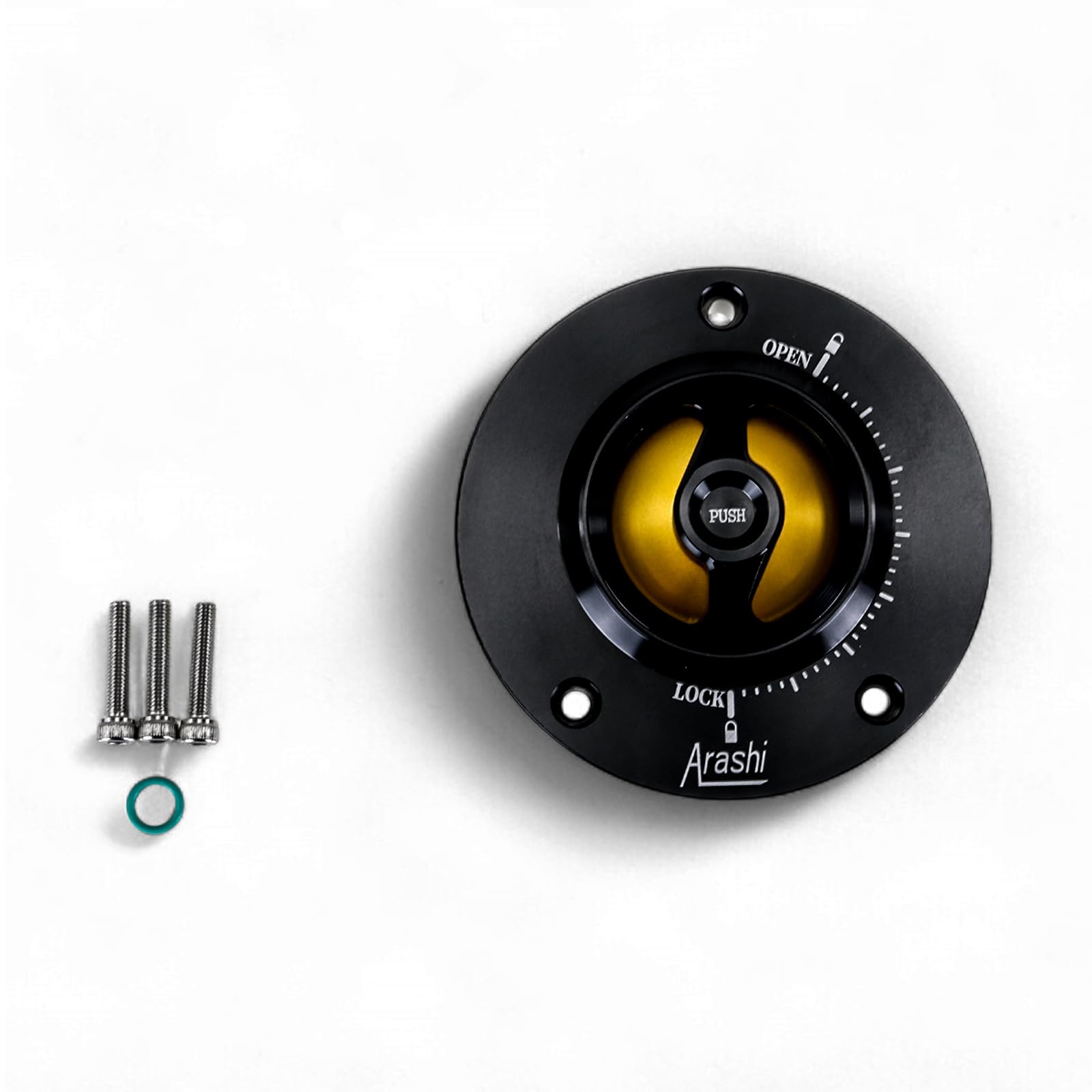 Motorcycle Modified CNC Fuel Tank Caps For KAWASAKI Z1000 Z1000SX Z800 Z750 ER6N E6RF ZZR1400 GTR1400 ZX6R ZX10R VERSYS 1000 ABS (Gold)