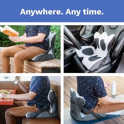 Lifted Lumbar LL-BL001 Doctor-Developed Adjustable Back Seat Cushion For Chairs, Couch, Driving - Lumbar Support Pillow thumb #5