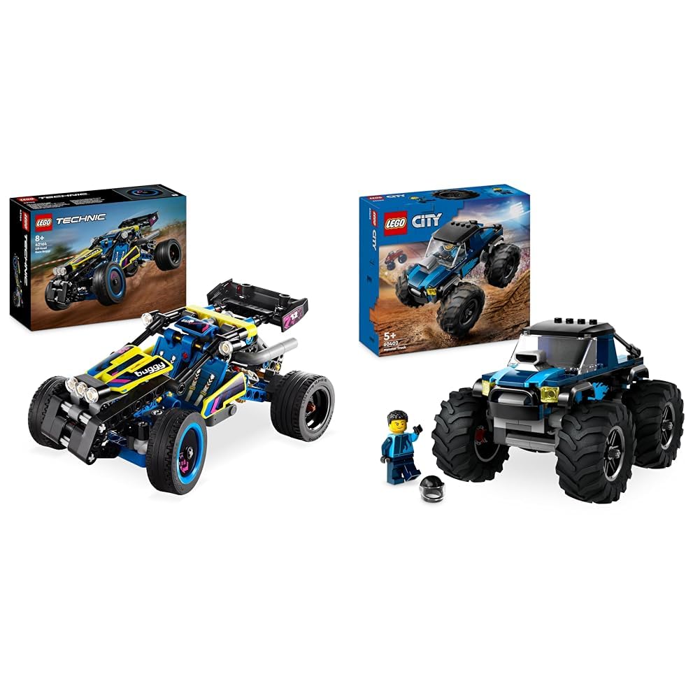Car Lego For Five Year Old Boy LEGOCity Blue Monster Truck Toy For