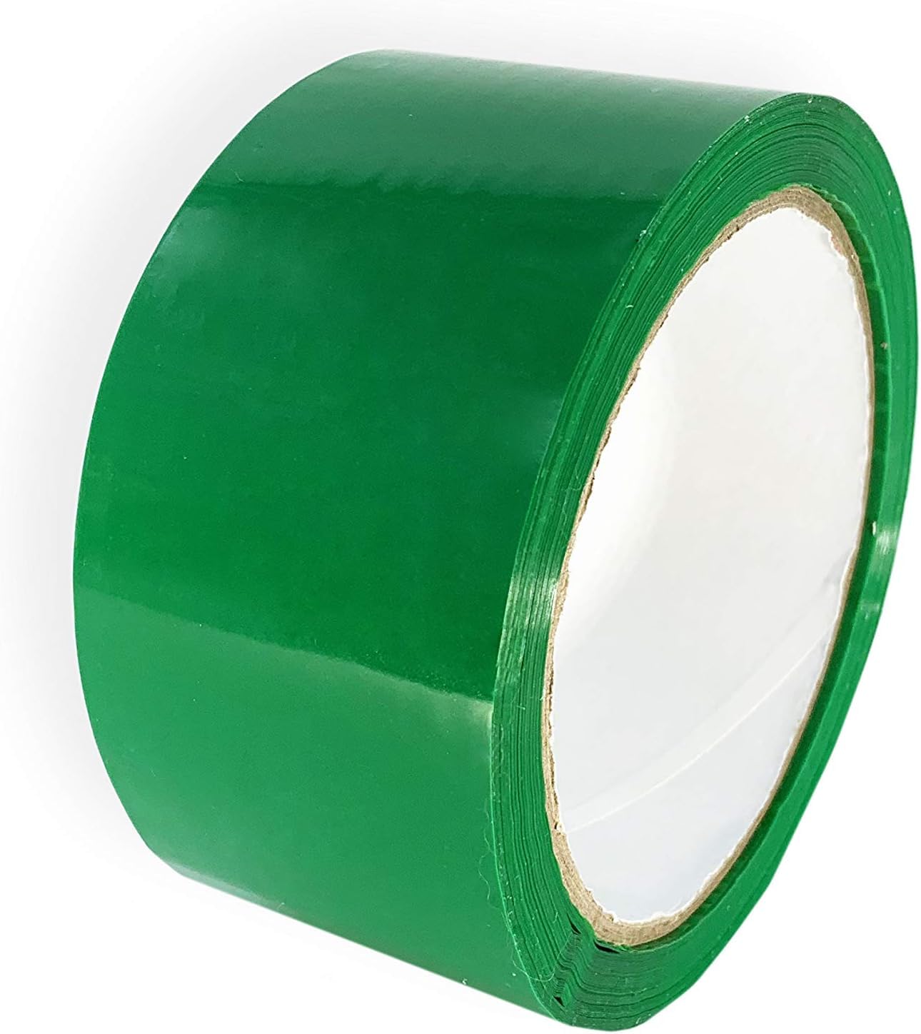 2 Pcs Bright Green Tape (2 Inch Width x 25 Yards Length) Bright Green Color BOPP/Packing/Marking High Strength Adhesive Tape For Packing Parcels, Boxes, Cartons, Postage, Arts And Crafts - 2 Count
