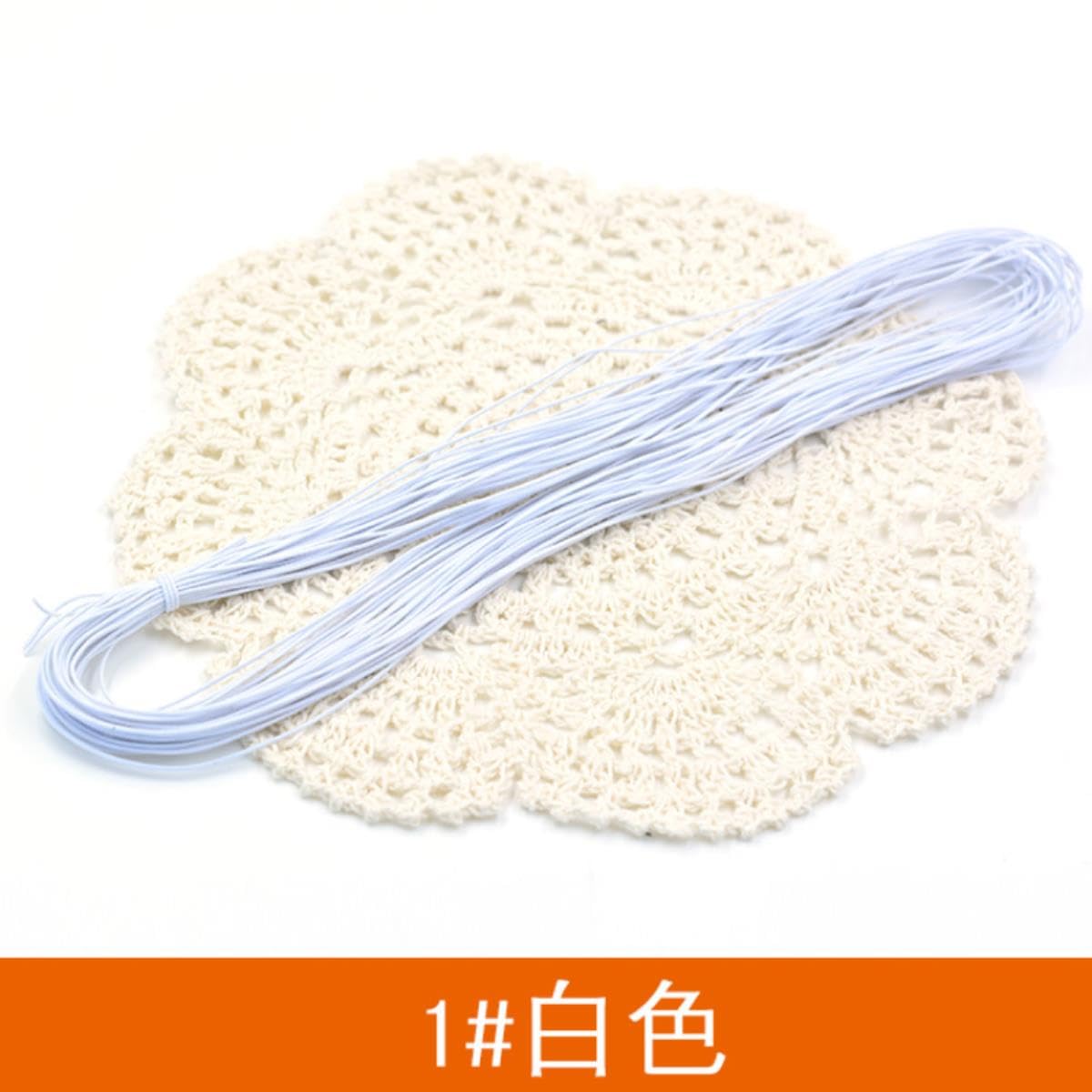 Nieuwe 1,0 mm 21 yards gekleurde, hoog elastische ronde elastische band