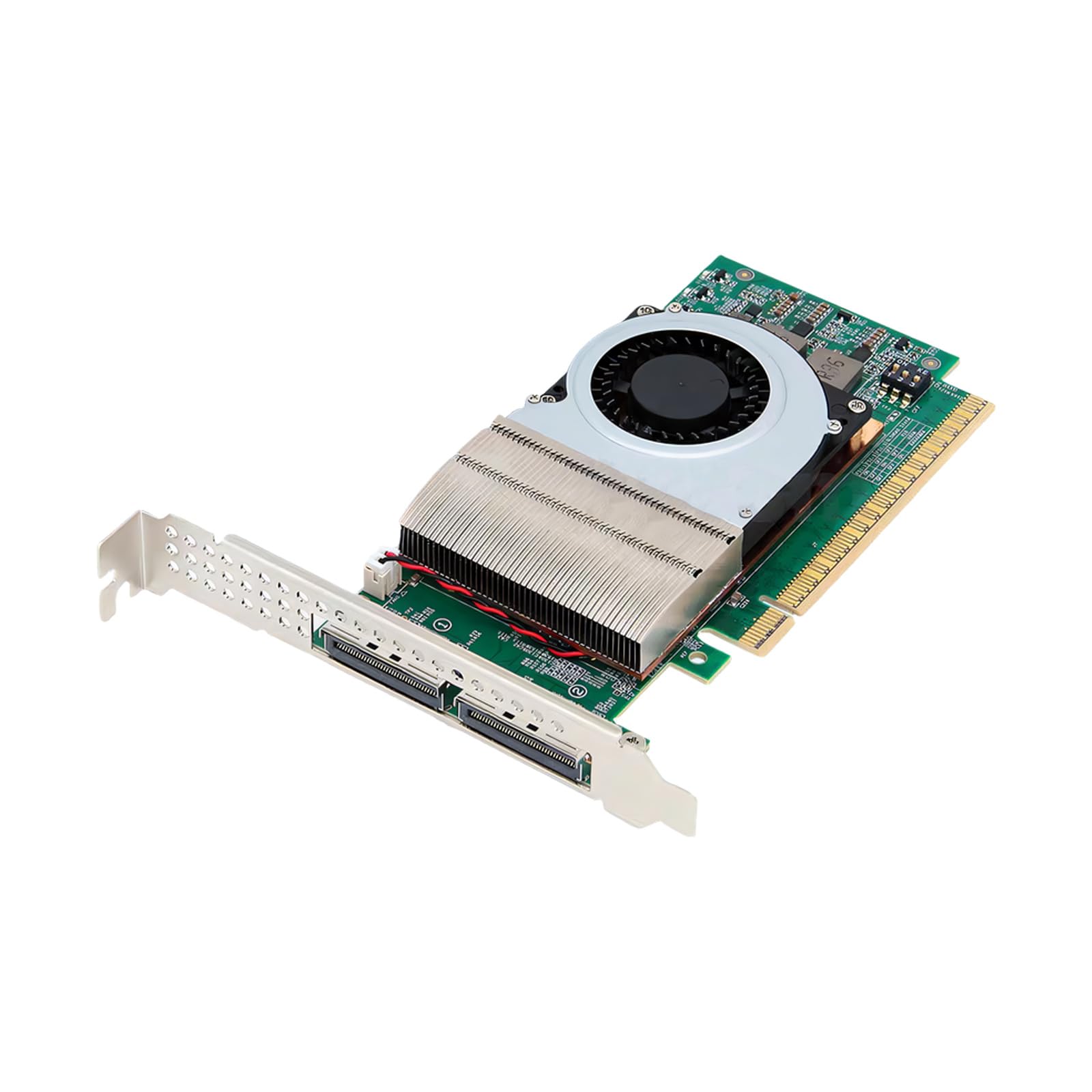 Scheda Retimer PCIe 5.0 X16 Espansione Disco Rigido per GPU Grafica Networking Trasferimento Dati a Lunga Distanza Bassa Latenza PCIe