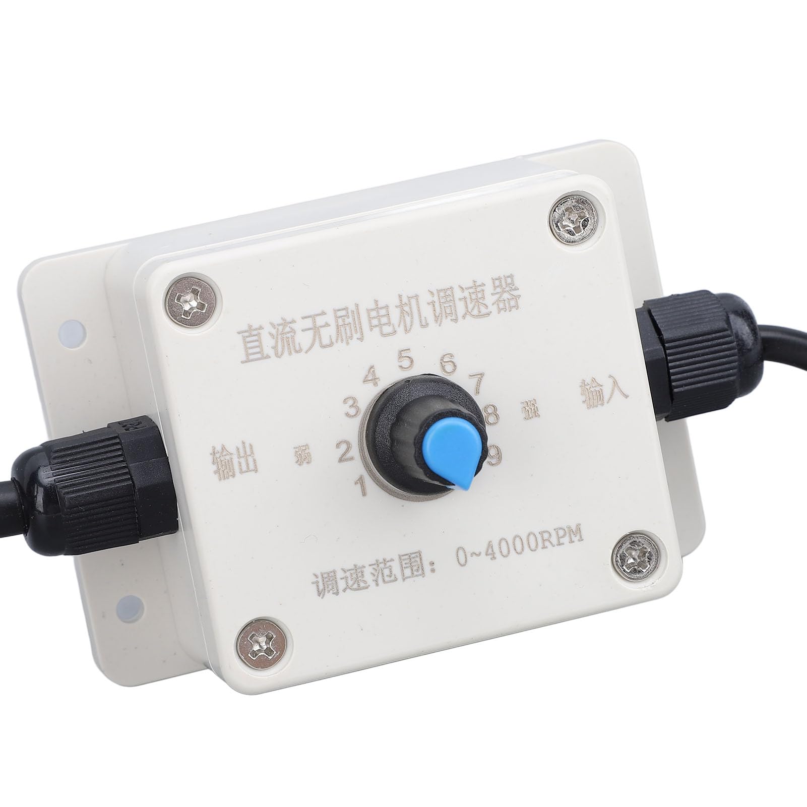 Vibratore per Calcestruzzo, Motore Vibrante Impermeabile IP65 Senza Spazzole 12 V CC 4000 Giri/min, Vibratore da Tavolo Agitatore con Regolatore di velocità per Energia Mineraria,
