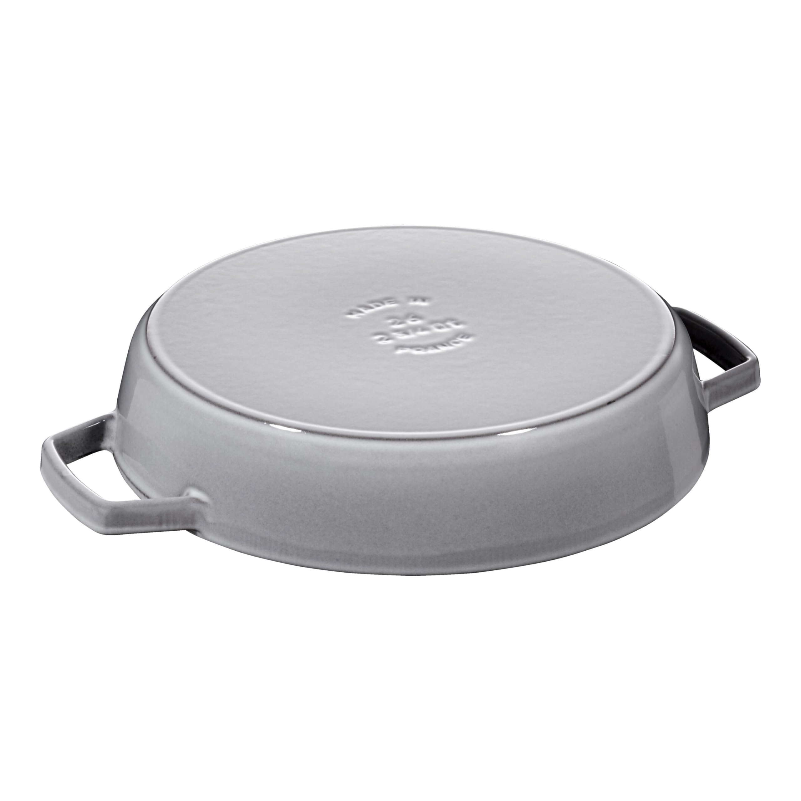 Amazon.com: STAUB Cast Iron Frying Pan with Two Handles, Graphite