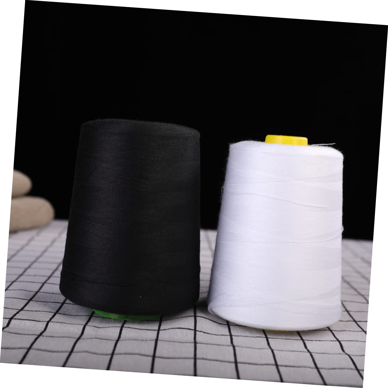 Housoutil 3 series Hilo De Coser De Poliéster Suministros Para Acolchado Costura Confección Costura Bordado Base De Carrete Accesorios De Hilo Hilo Para Coser Hilo De 2 piezas x 3