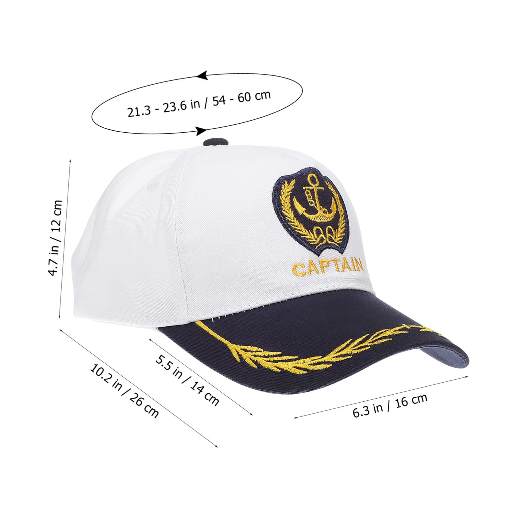 Beavorty 4 Pezzi Cappellino da della Marina Cappellino da da Baseball per Uomo Cappello da Marinaio Senza da Baseball Meme
