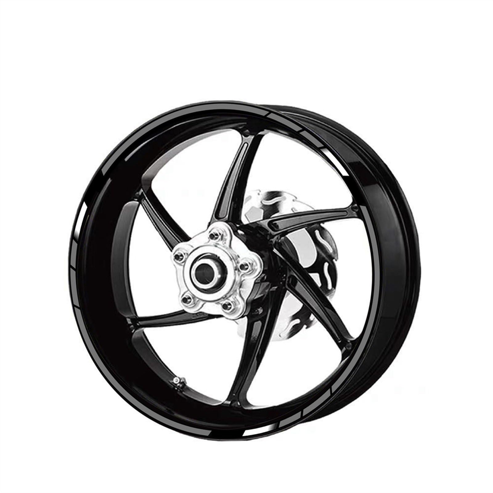 Motorcycle for HRC CBR1000RR CBR600RR CBR500R CBR300R CBR250R CBR 650R Wheel Stickers Reflective Rim Strips Decals(Color7)