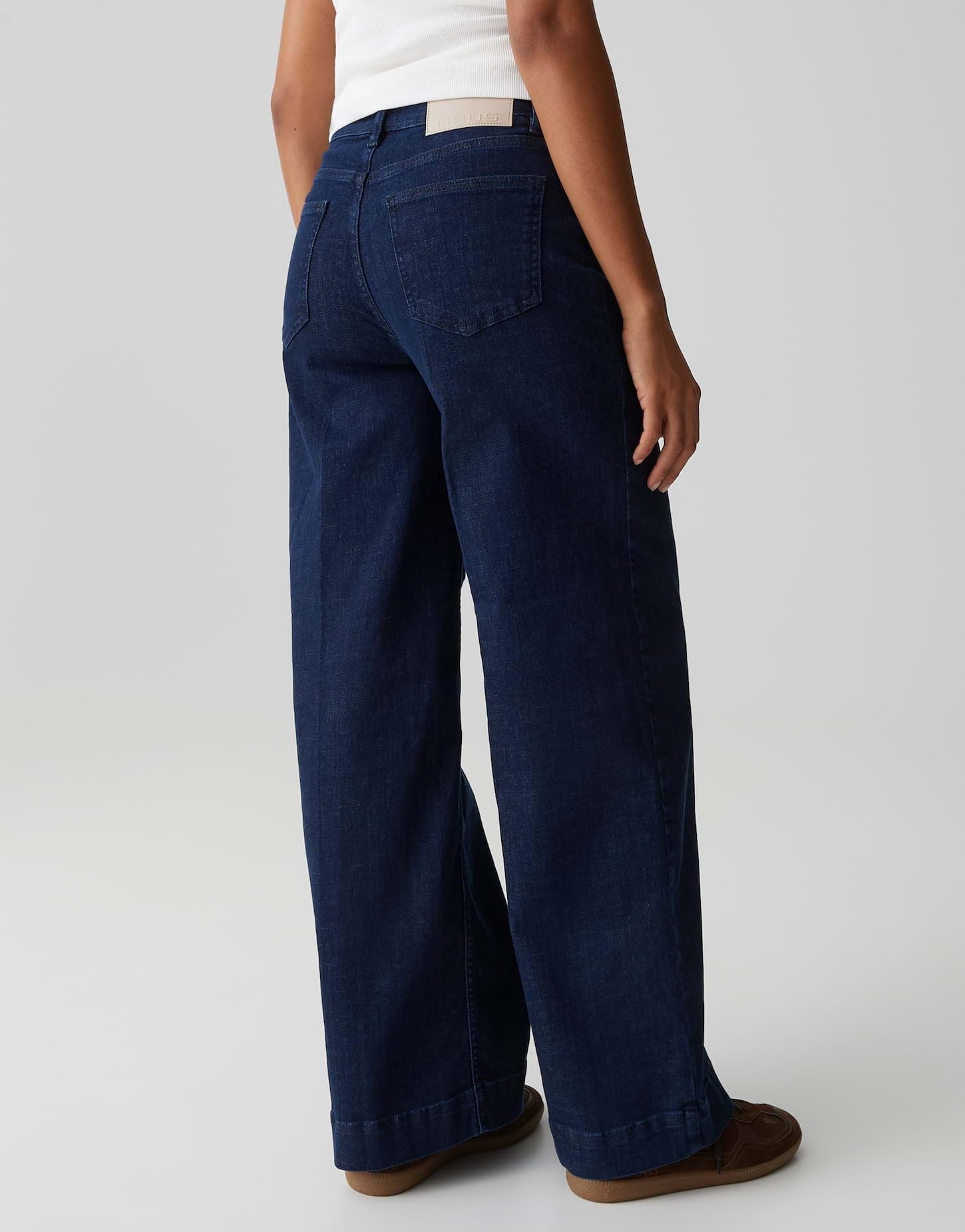 OPUS Damen Palazzo | MIVA Authentic Palazzo Jeans aus BCI Cotton Mix Mid Rise