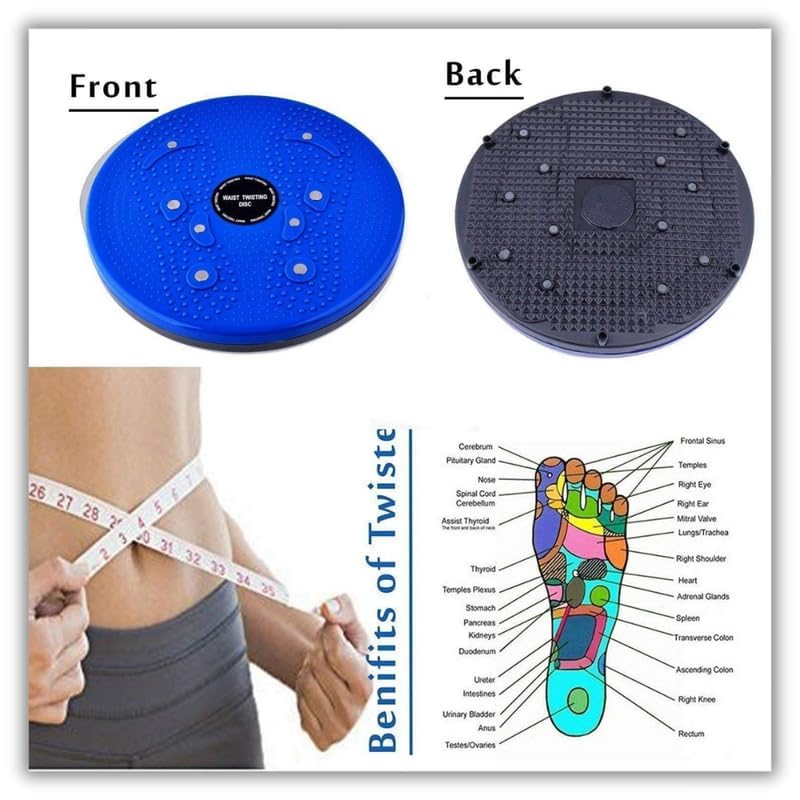 Drumstone ๐๐ ๐๐๐๐ซ๐ฌ ๐๐ฎ๐๐ซ๐๐ง๐ญ๐๐ Tummy Twister Disk ABS body exercise Board for Figure Tone Up Waist Workout and Weight Management for Slim Fit Body. 1