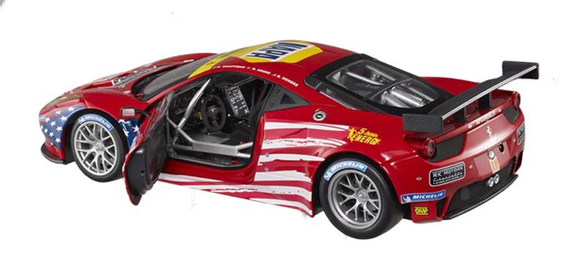 価格変更1/18 マテル フェラーリ458 GT2 AF Corse 未展示品 - ミニカー