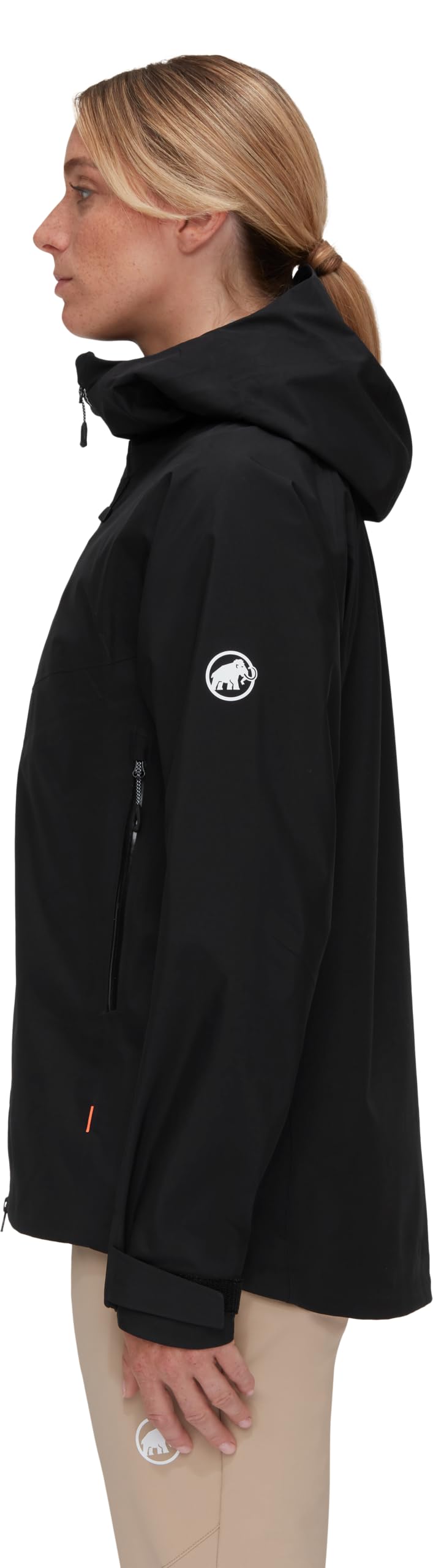 Mammut Crater IV HS Hooded Jacket Women | Giacca Impermeabile da Donna per Trekking e Attività Outdoor | Nero, L