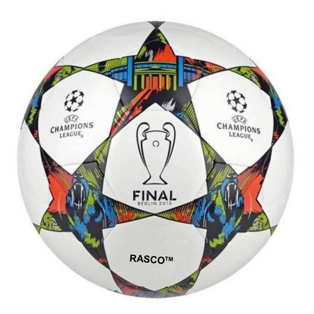 RASCO Champion Rubber Football, Size 5, (Multicolour) (B07CW4X6W2) Amazon Price History, Amazon Price Tracker