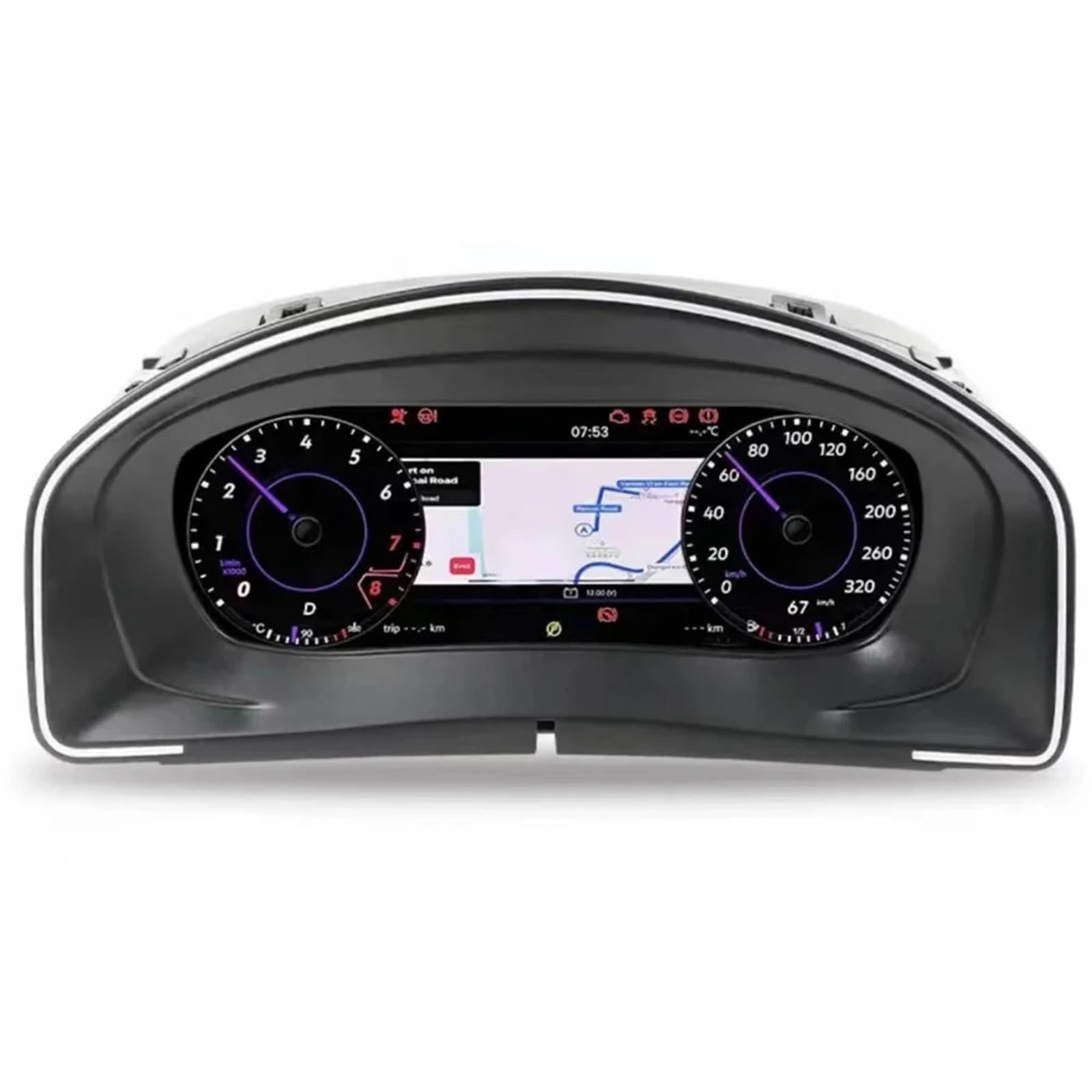 EGUIAS Car Digital Speedometer 10.25‘’Lcd Digital Dashboard Cluster Fit For VW Fit For Scirocco 2009-16 Years Support HDMI Carplay Radio Instrument