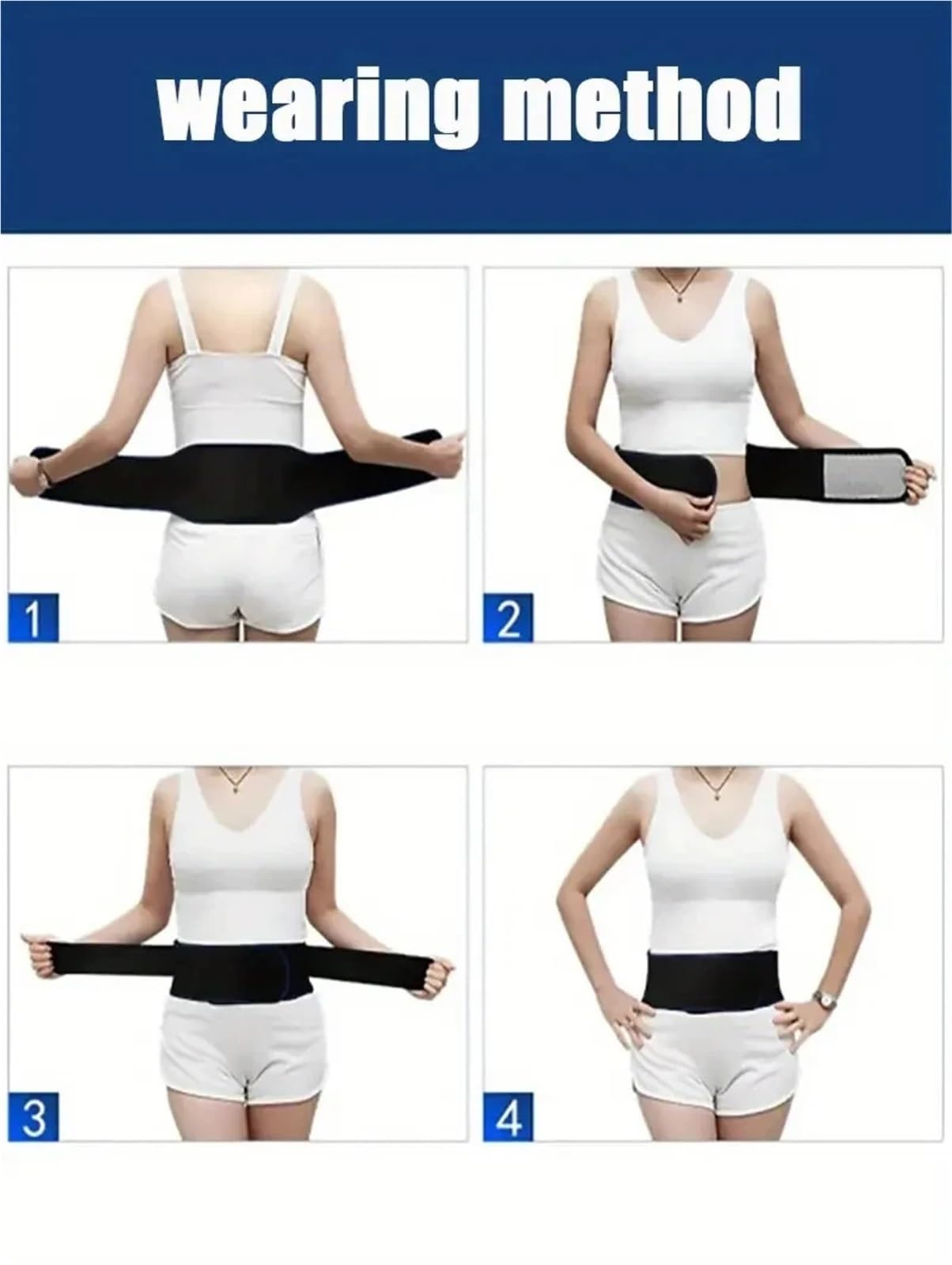 Faja para la Espalda lumbar Cinturón de soporte for espalda y cintura