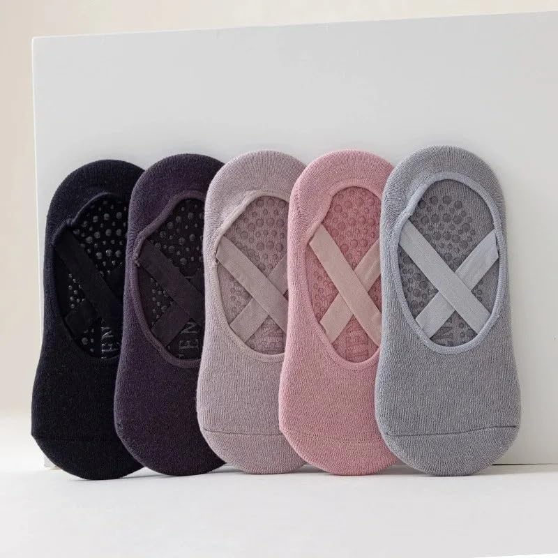 Calcetines de yoga for mujer silicona algodón