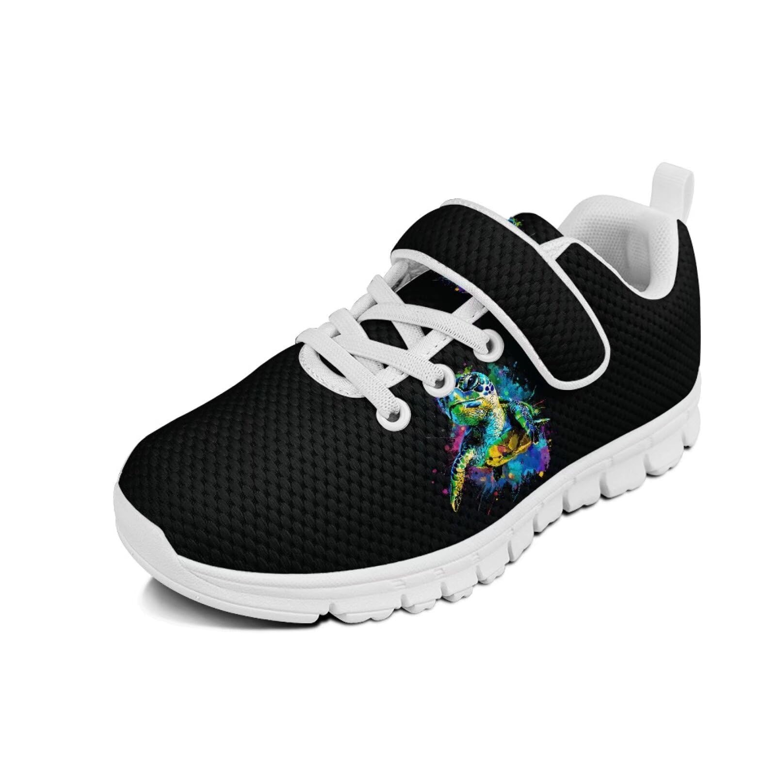 HELLHERO Sea Turtle Sneakers for Little Girls Boys Size 11.5 Kids Active Trainers Slip On Walking Shoes Outdoor Sports Athletic Hiking Cycling Running Yoga Gym Dance