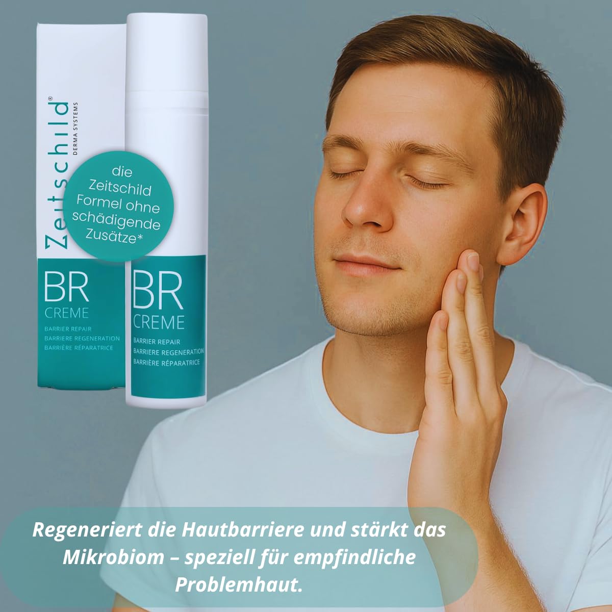 Barrier Repair Creme I per la cura intensiva, la rigenerazione e la protezione della pelle particolarmente sensibile, effetto antinfiammatorio se applicato su corpo e viso I 100 ml