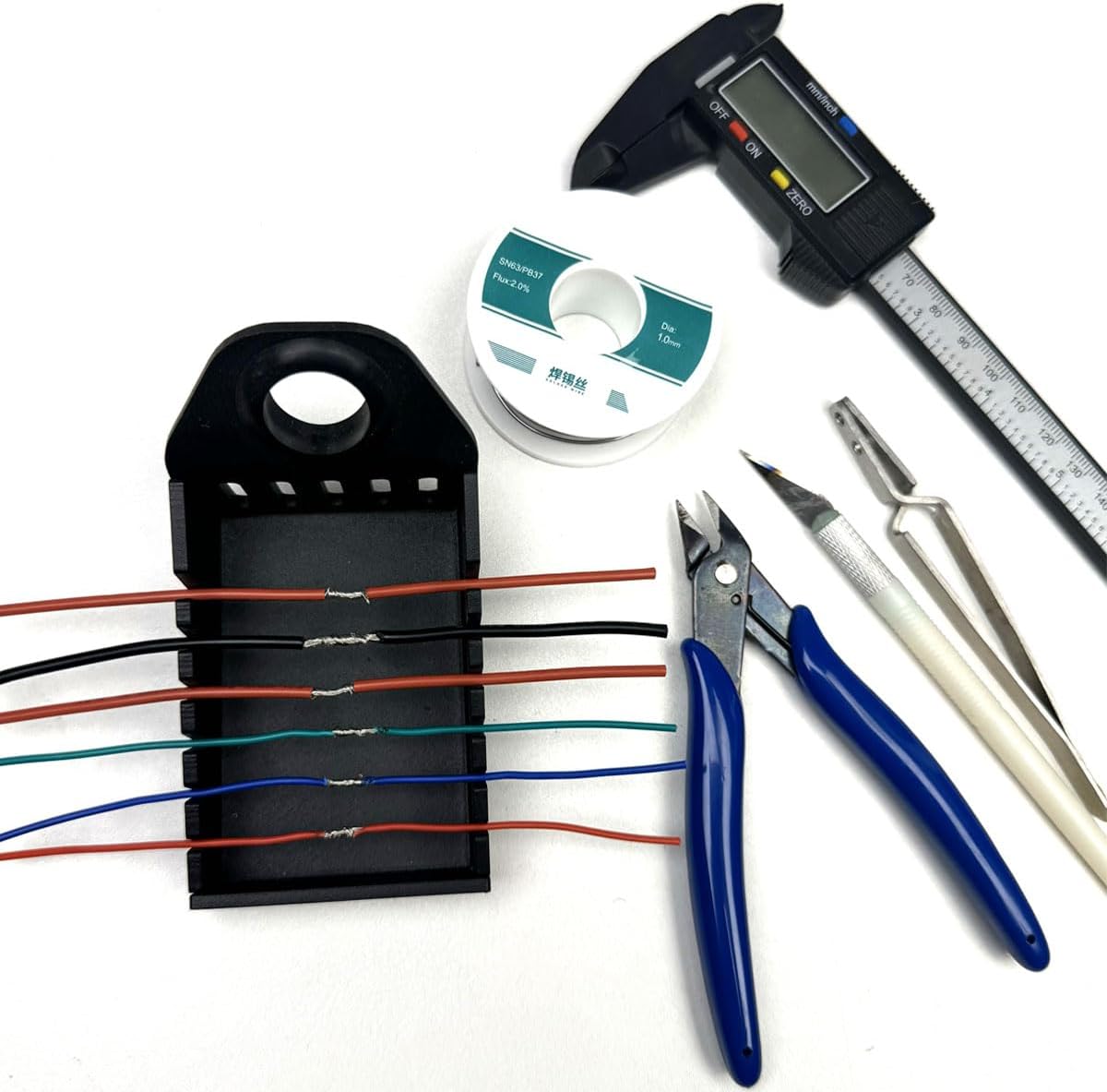Soldering Wire Holder, Stand Alternative to Solder Clamp and Third Hand, Station and Stand Accessories