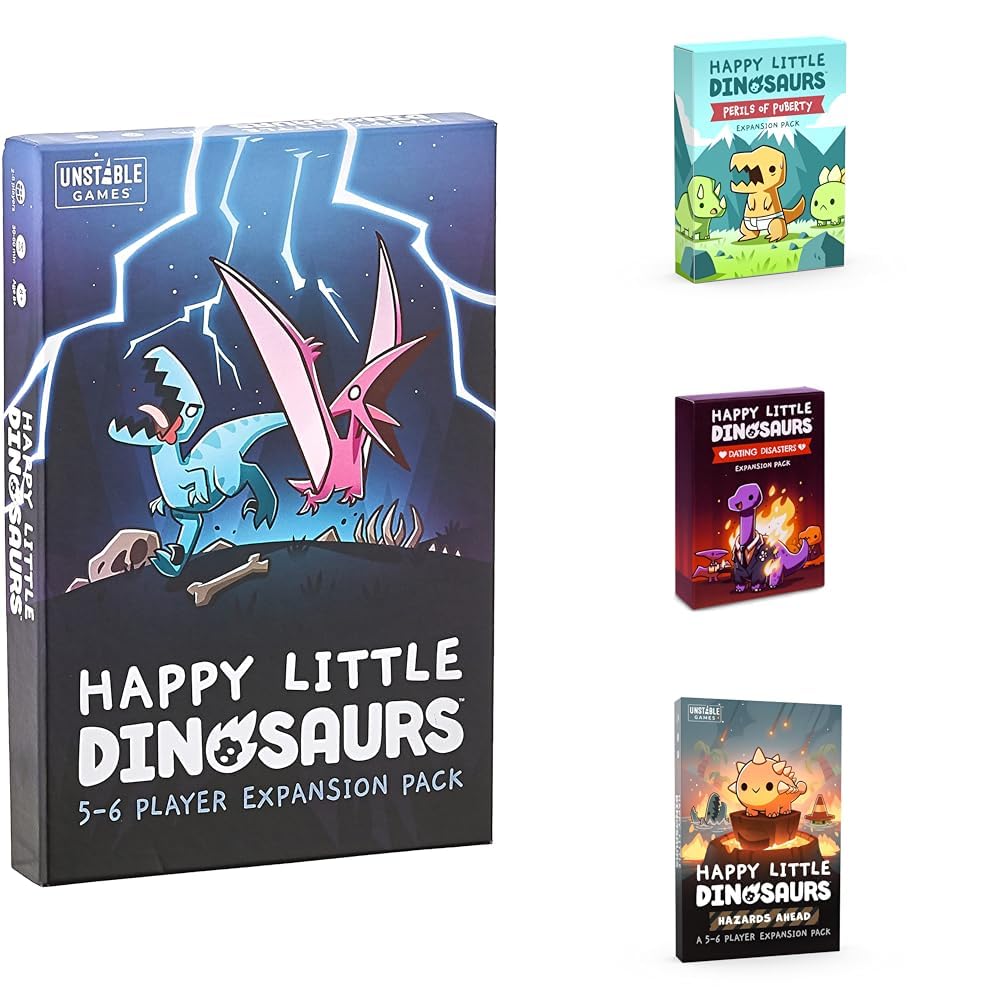 Amazon.com: Unstable Games - Happy Little Dinosaurs: 4 Expansion