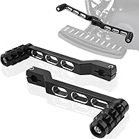 KICRYMOTO Heel Toe Shifter Levers for Harley Davidson Touring Softail Electra Glide - Black CNC Aluminum 2PCS Knob Kit
