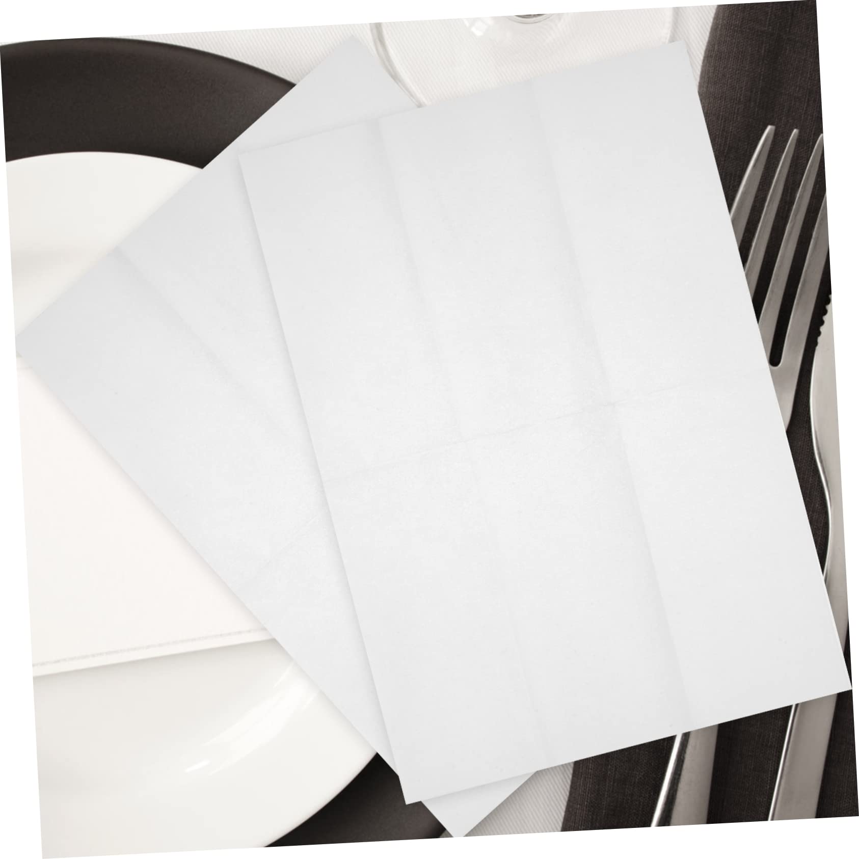 Beavorty 100 Servilletas Desechables de Pulp de Madera, Ligeras y Fáciles de Romper para Bodas y Fiestas de Verano