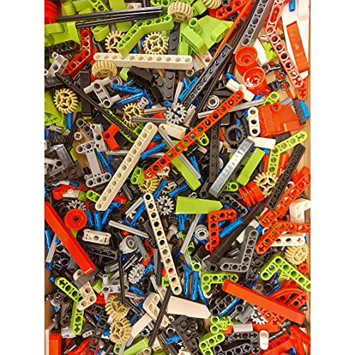 2 Kilo Technic Bausteine Kiloware Technic Teile Achsen, Pins, Lochstangen, Liftarme, Zanhräder, Konvolut aus über 2600…