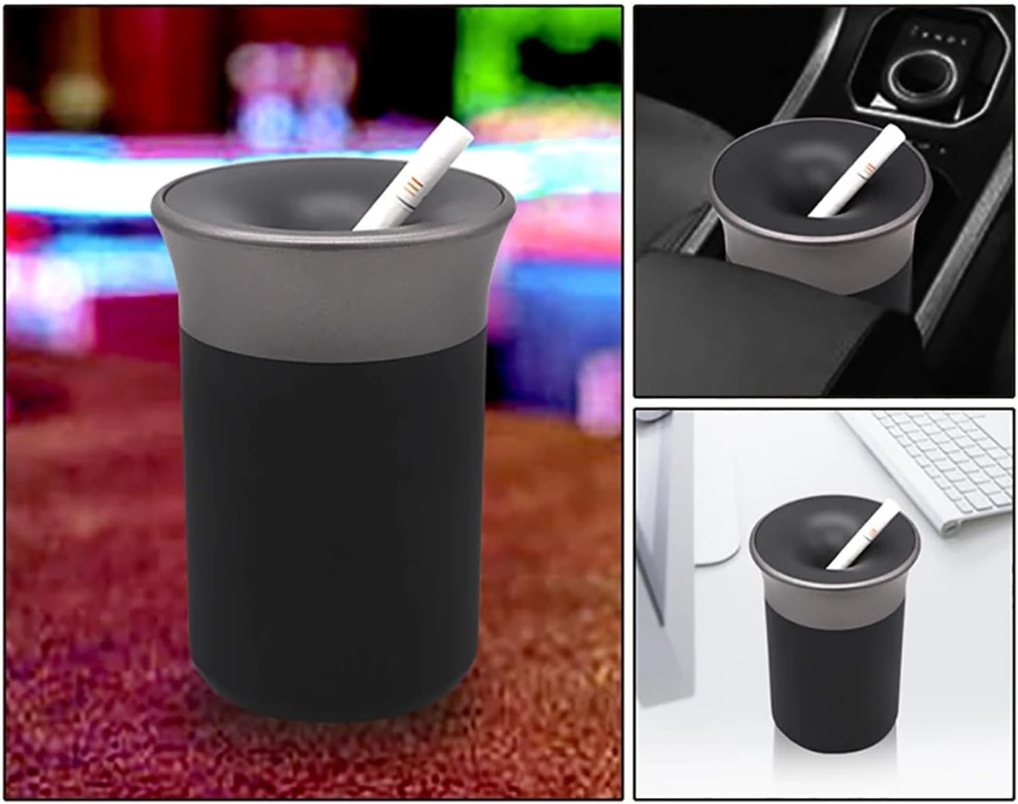 Portable Smokefree Heat Not Burn Car Ashtray with - Flame Retardant for More