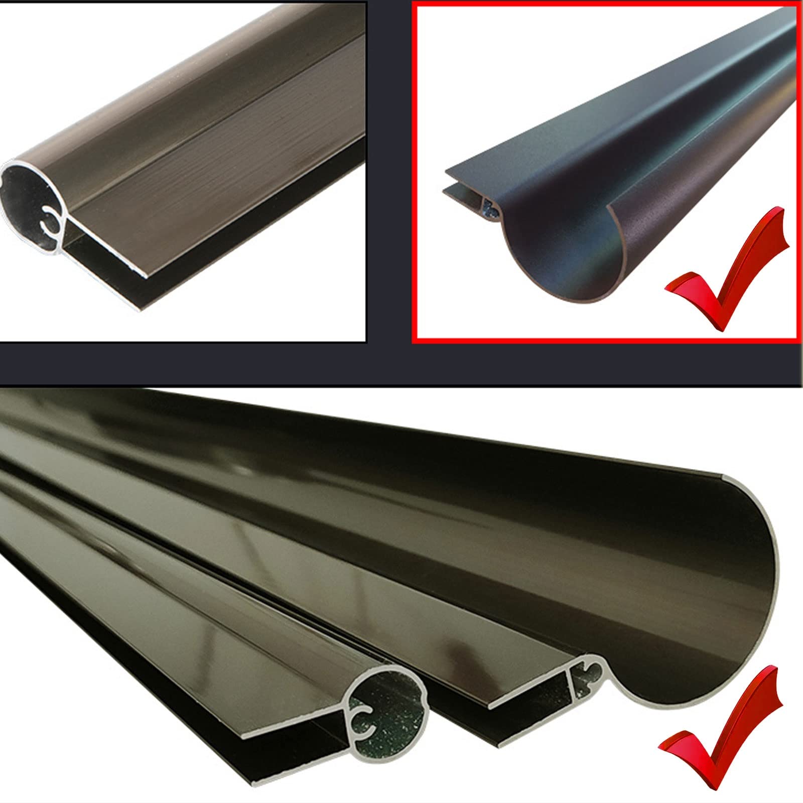 Wodoodporny namiot z baldachimem drzwi wejściowych z aluminiowym uchwytem, samoczyszcząca osłona okienna na patio i wejście, markiza przeciwsłoneczna do domu, trwała i stylowa (kolor: B)