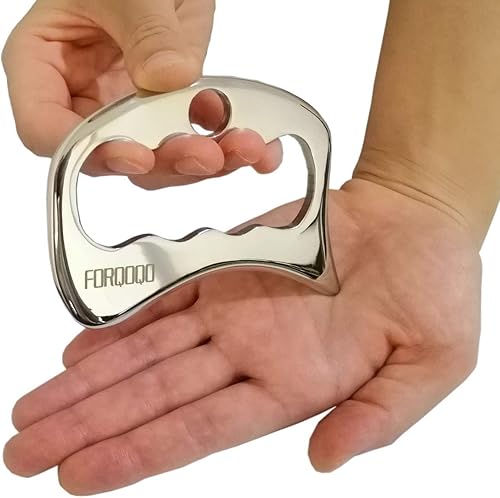 Miniatura 5 de NCCYOOT IASTM Tool Gua Sha - Juego de 6 raspadores musculares de acero inoxidable para terapia de tejidos blandos y reducir brazos, piernas,
