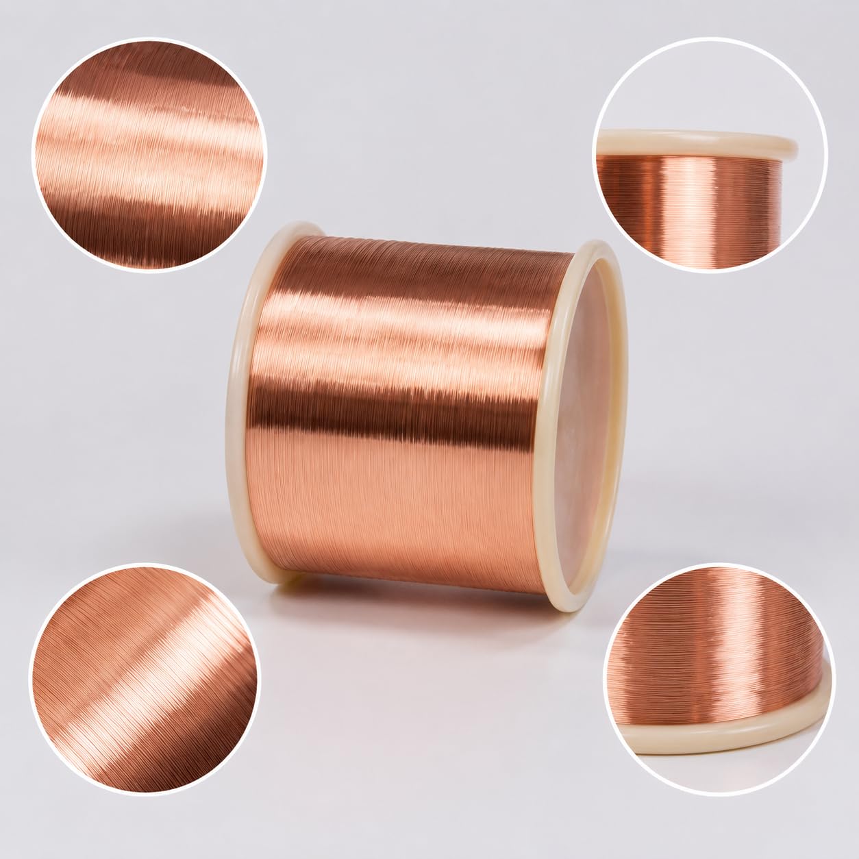Filo di Rame per Progetti Artigianali, Bobina di Filo Metallico Facile da Lavorare, per hobbisti, 0.30mm-8.0mm