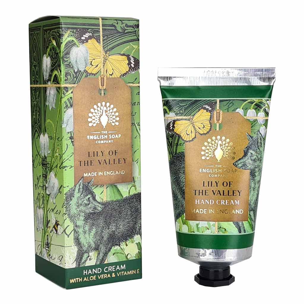 The English Soap Company Anniversary Hand Cream, Luxury Lily Hand Cream, Lily of the Valley Scent 75ml
