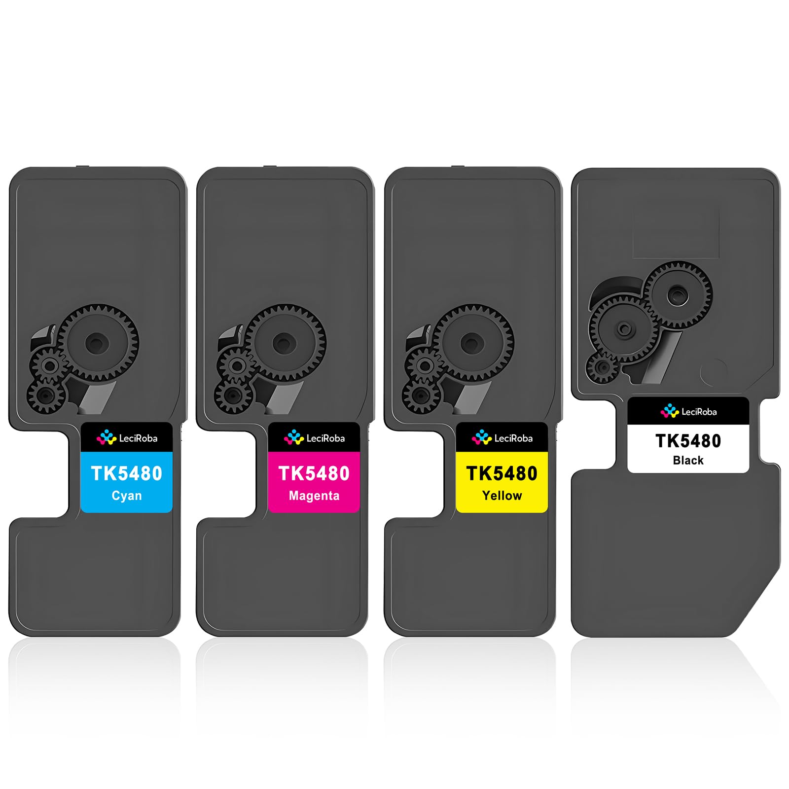 LeciRoba TK5480 TK-5480 - Toner per Kyocera TK5480 TK-5480K TK-5480C TK-5480M TK-5480Y per stampante Kyocera Ecosys PA2101cx PA2101cwx MA2101cfx MA2101cwfx MA2101cwfx