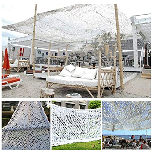 Weiß Camouflage-Tarnnetz,Outdoor Garten Party Dekorationen,Waldtarnnetz-Sonnenschutz-Netz Für Camping,Tarnnetz… – Bild 7