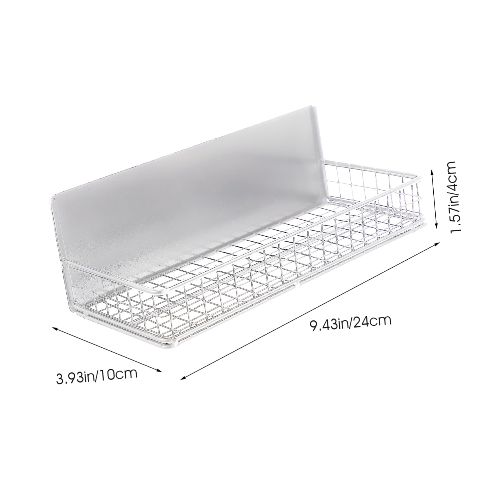 Magnetischer Gewürzhalter für Kühlschrank, Weißes Eisen Ablagefach