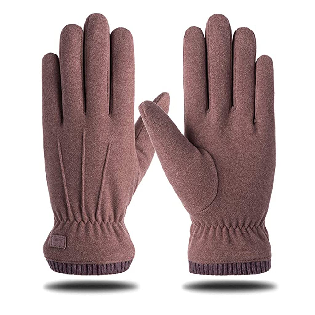 Gants d'hiver tactiles avec doublure thermique douce pour homme et femme