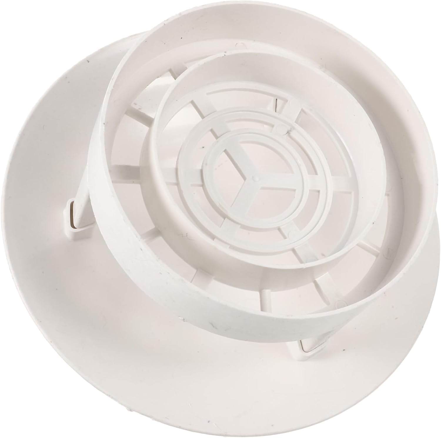 PRETYZOOM Chimney Rain Roof Vent Cap Duct Cover for Funnel Easy Installation Fits Keeps Debris and Birds for Ventilation Systems