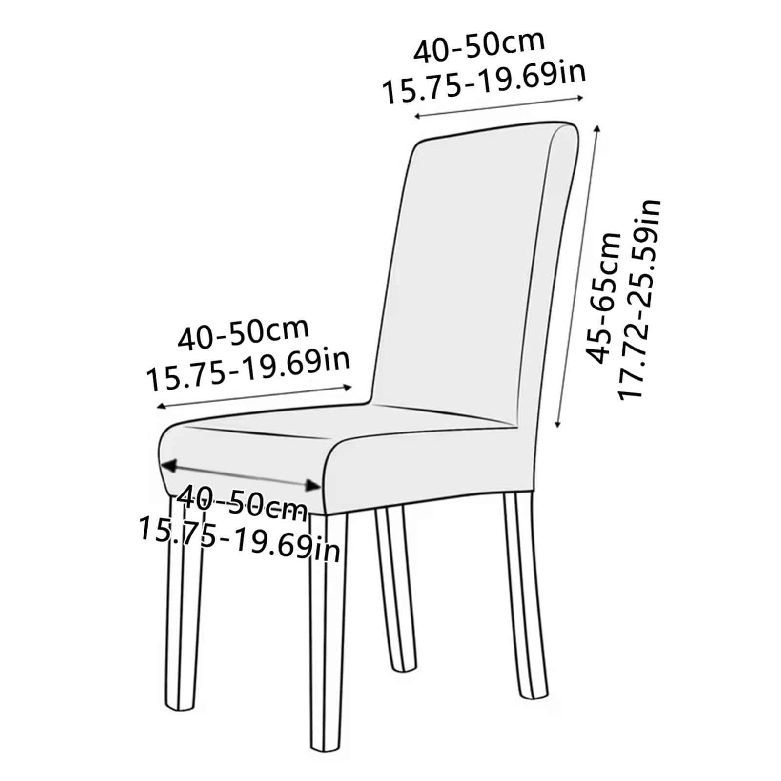 Esszimmer Stuhlhussen 2/4/6er-Set,Dehnbar Stuhlhussen für Esszimmerstühle | Universell Vier Jahreszeiten,Waschbar,für Zuhause Restaurant Wohnzimmer Bankett,Einfache Montage(Sapphire Blue,6Pcs)
