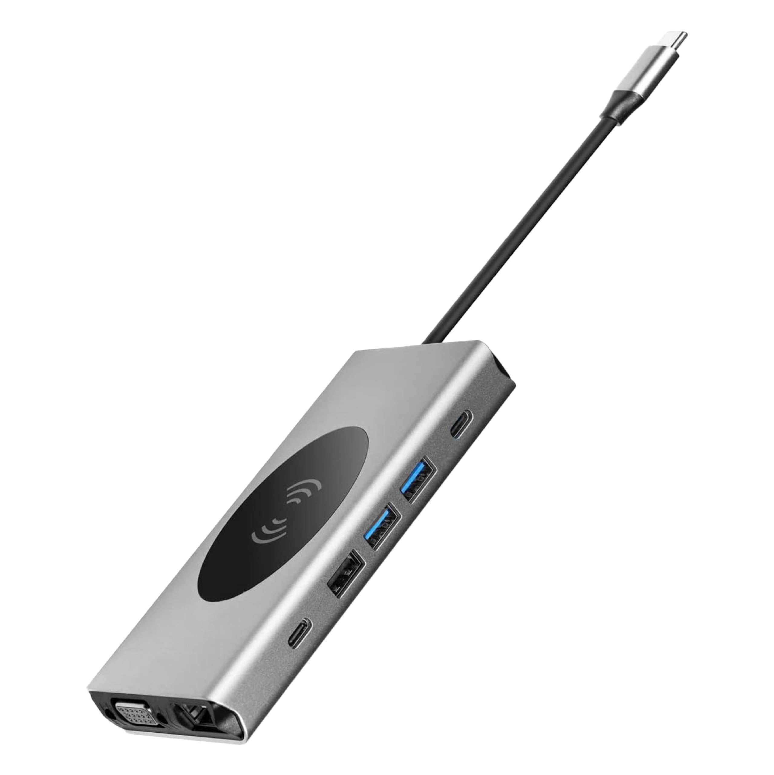 See full amazon price history chart for HAPIPOLA USB C HUB 13 in 1 Multi Wireless Docking Station Adapter 4K-HDMI, VGA, RJ45 Ethernet, 2×USB3.0, USB C 3.0&2.0, PD 100W, SD/TF & 3.5mm AUX, Compatible with MacBook Pro & Chrome Book Laptops HAPIPOLA USB C HUB 13 in 1 Multi Wireless Docking Station Adapter 4K-HDMI, VGA, RJ45 Ethernet, 2×USB3.0, USB C 3.0&2.0, PD 100W, SD/TF & 3.5mm AUX, Compatible with MacBook Pro & Chrome Book Laptops (B0D6WFJXN1) Amazon Price History, Amazon Price Tracker