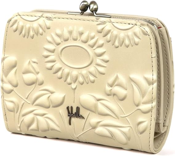 Amazon | [シビラ] ソンブラ 二つ折り財布 がま口小銭入れ 花柄 牛革