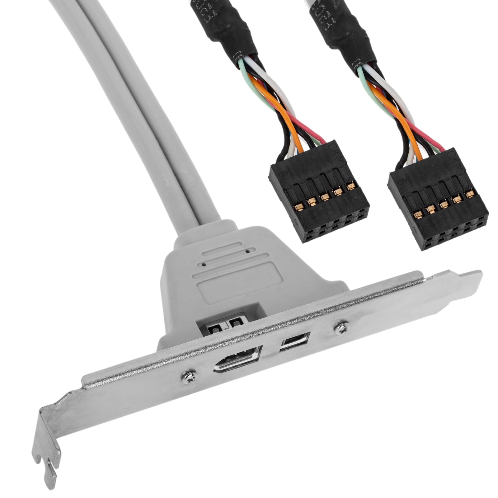 BeMatik - Piatto 400 IEEE 1394 FireWire a 4 Pin e 6 Pin Femmina