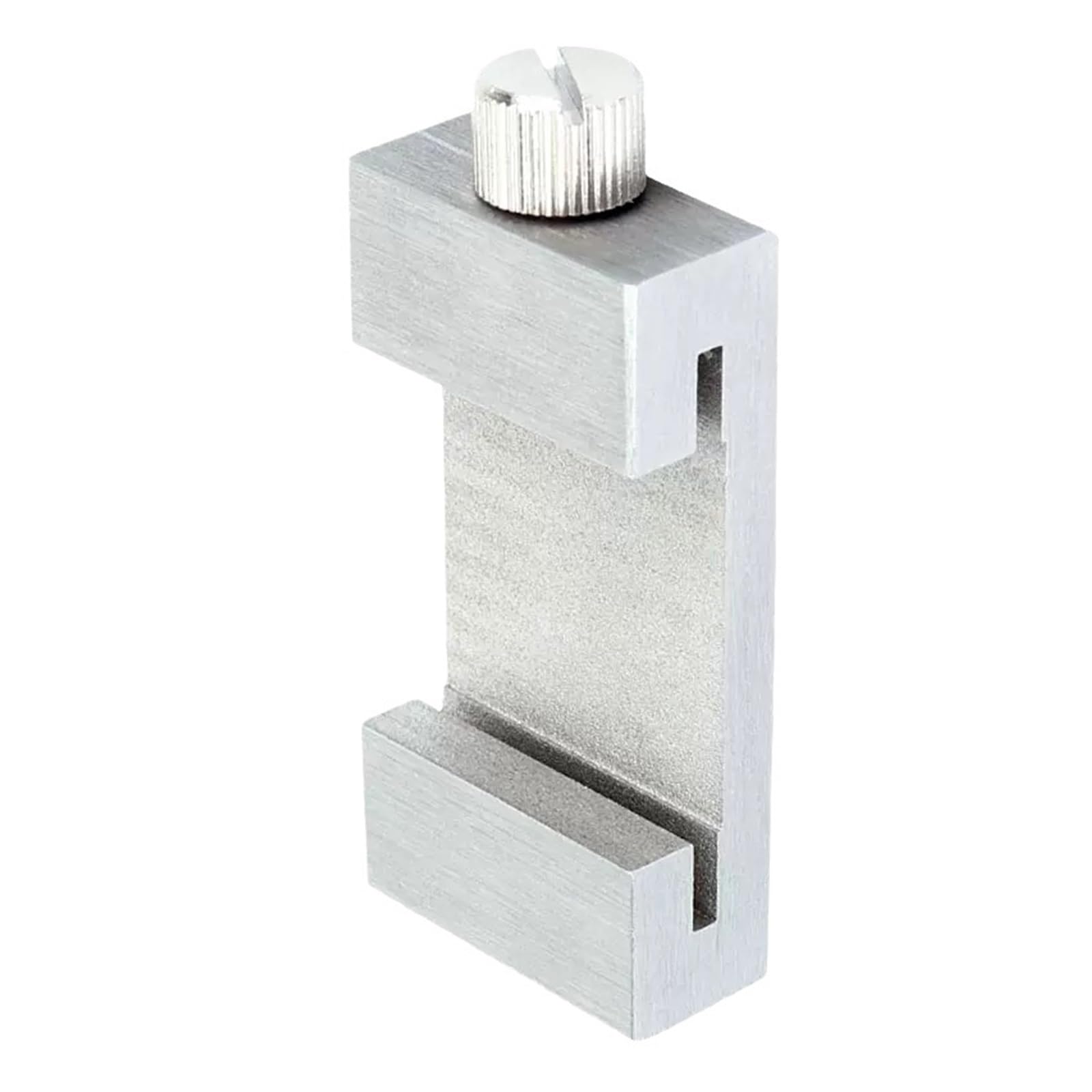 Gauge Block, Metal Carpenter Carpentry Square Woodworking Tools Carpentry Steel Ruler Positioning Limit Block Measuring Marking Gauge(Silver,39mm)