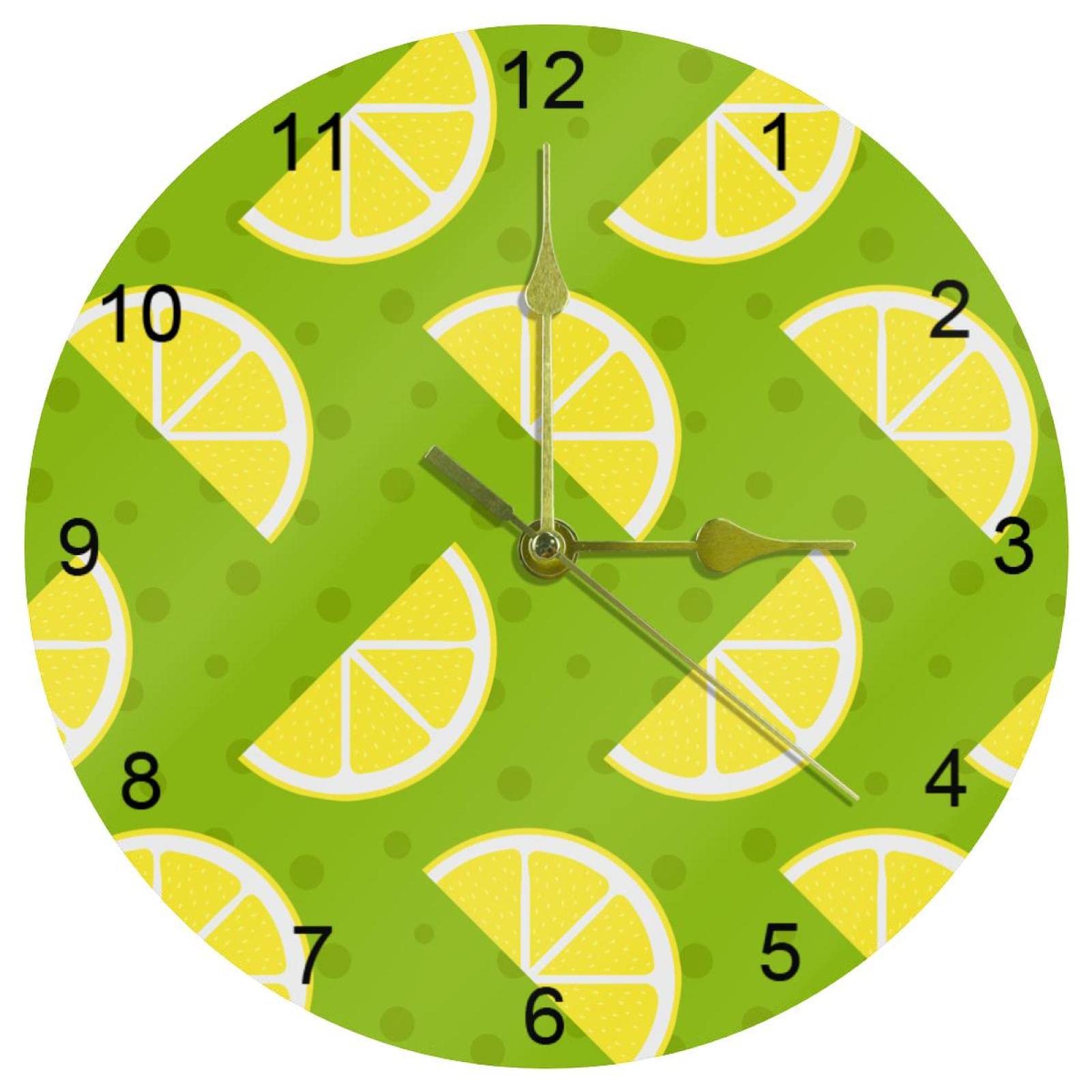 Horloge murale silencieuse de 25,4 cm à quartz contre le bruit de tic-tac