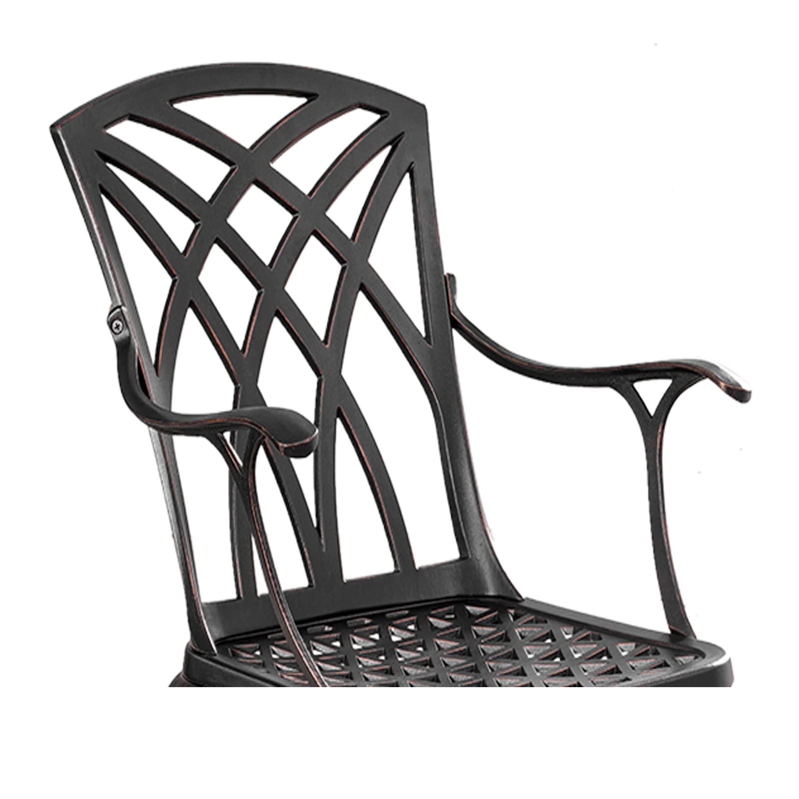 black cast iron garden chairs
