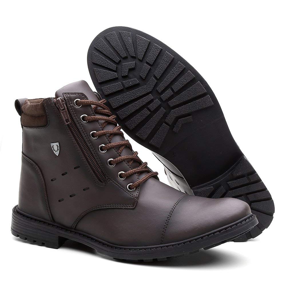 Kit Coturno Masculino Casual + Cinto + Carteira + Relógio em promoção! Veja a oferta e mais achadinhos de Botas & Coturnos Masculinos 7 Hoje é o melhor dia para comprar Kit Coturno Masculino Casual + Cinto + Carteira + Relógio com aquele preço maroto! Promoção! Aproveite a oferta! 7