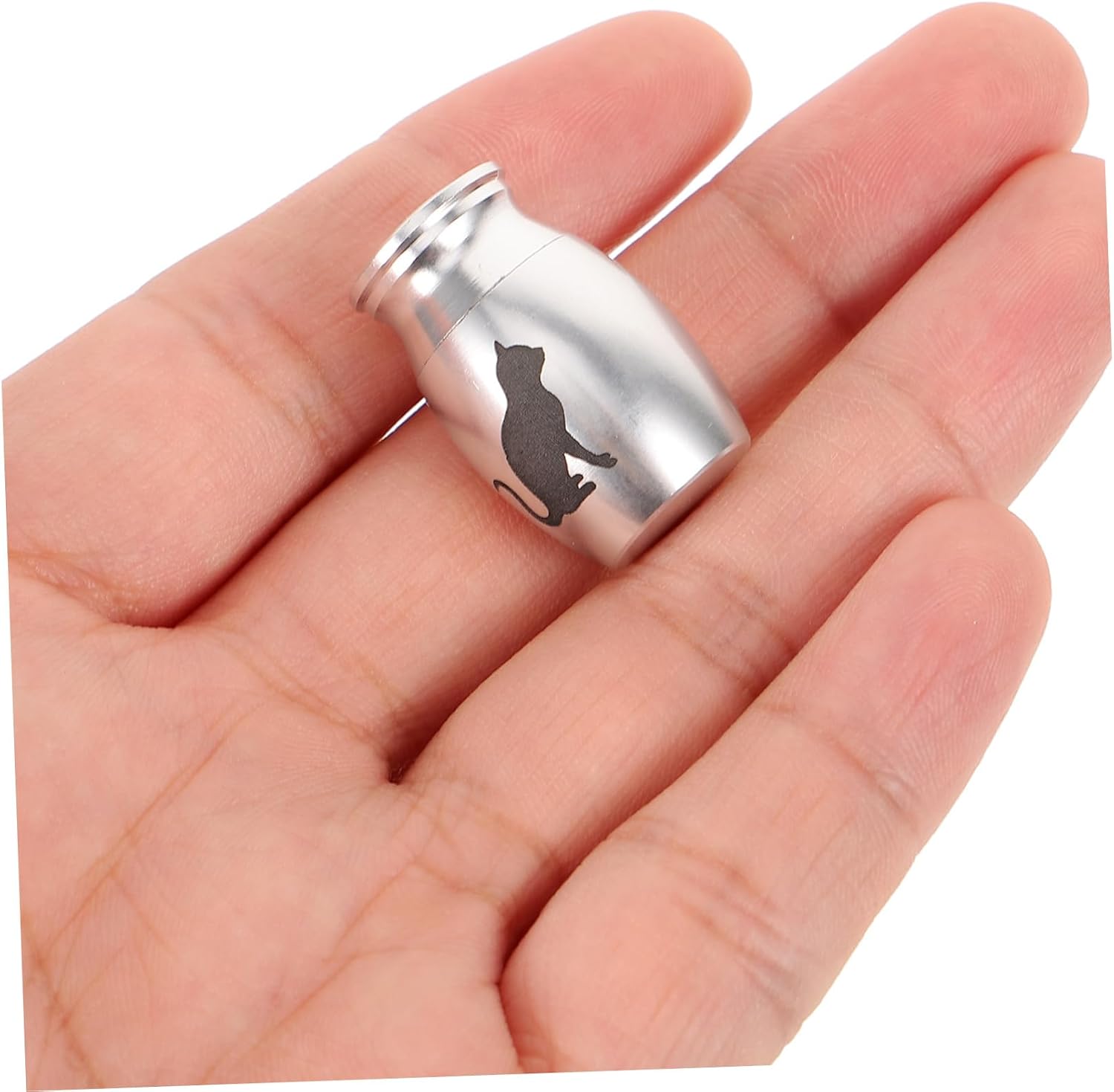 Abaodam Pet Urn for Ashes Durable Cremation Keepsake for Cats and Dogs Decorative Funeral Memorial Lid for Pet Loss